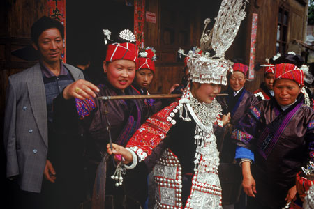 Bride In Miao Wedding